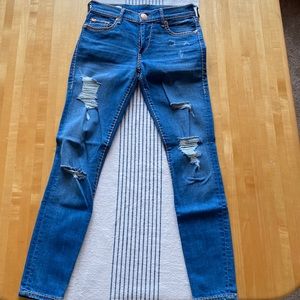 True Religion Halle Mid Rise Super Skinny
